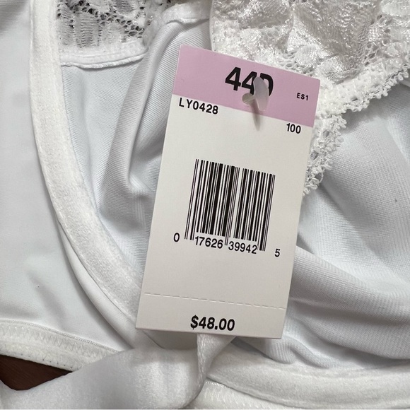 LILYETTE The Lily Fit Minimizer Comfort Lace Underwire white Bra 44D NWT - Picture 9 of 11